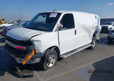 2022 Chevrolet Express Cargo Rwd 2500 Regular Wheelbase Wt z USA, uszkodzony, nr VIN 1GCWGAFP5N1269774